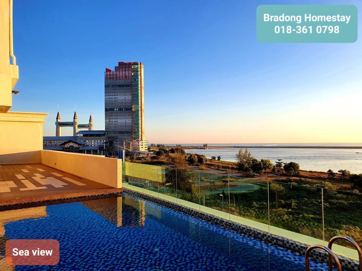 Bradong Homestay - Musllm Only, 3 Queen Bedrooms, Seaview, Infinity Pool, Gym, Near Drawbridge & Ktcc Mall Κουάλα Τερενγκάνου Εξωτερικό φωτογραφία